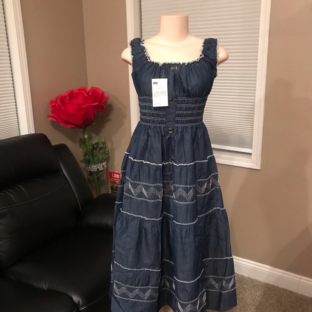 Blue jean dress